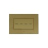PLAQUE VERA 44 TOUCH RECTANGULAIRE GOLD 4 MODULES 4 COMMANDES|sfh|e400fc77ab7a|