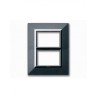 PLAQUE ZAMA 44 RECTANGULAIRE GRIS FONCÉ METALLISÉ 3+3 MODULES|sfh|52ed2f67dbcd|