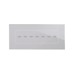 PLAQUE VERA 44 TOUCH RECTANGULAIRE GRIS OPAQUE 7 MODULES 7 COMMANDES|sfh|03be6fe8f682|