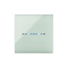PLAQUE YOUNG TOUCH 44 CARRÉE VERT SAUGE 2 MODULES|sfh|66d81faf5571|