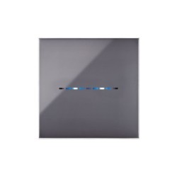 PLAQUE YOUNG TOUCH 44 CARRÉE GRIS CENDRÉ 2 MODULES|sfh|6d8c648d7437|