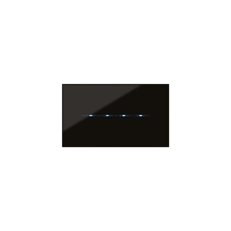 PLAQUE YOUNG TOUCH 44 RECTANGULAIRE NOIR ABSOLU 4 MODULES|sfh|2688b7cd6429|