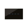 PLAQUE YOUNG TOUCH 44 RECTANGULAIRE NOIR ABSOLU 4 MODULES|sfh|505772939f6a|