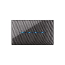 PLAQUE YOUNG TOUCH 44 RECTANGULAIRE CHARBON FONCÉ 4 MODULES|sfh|bca9941f508b|