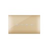 PLAQUE YOUNG TOUCH 44 RECTANGULAIRE DORÉ 4 MODULES|sfh|70dd531bc8cf|