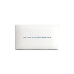 PLAQUE YOUNG TOUCH 44 RECTANGULAIRE BLANC TOTAL 4 MODULES|sfh|3831f0869c8e|