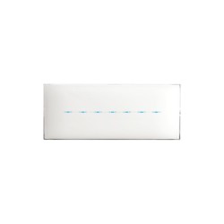 PLAQUE YOUNG TOUCH 44 RECTANGULAIRE BLANC TOTAL 7 MODULES|sfh|b7e63ec901fb|