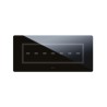 PLAQUE VERA 44 TOUCH RECTANGULAIRE NOIR ABSOLU 7 MODULES 7 COMMANDES|sfh|0cadb6a7a5f2|