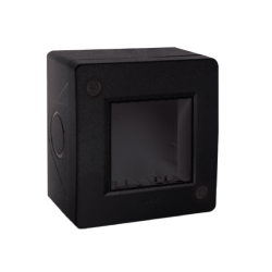 Boîte Apparente noir mat 2 modules|sfh|26d4d0b99b16|