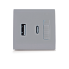 Chargeur USB ULTRA RAPIDE (PD) 20W TYPE A+C 2 MODULES SYLVIA 43|sfh|95e83349603a|