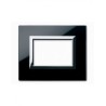 PLAQUE VERA 44 RECTANGULAIRE EN VERRE NOIR ABSOLU 3 MODULES|sfh|6e1c59def0d5|