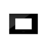 PLAQUE YOUNG 44 RECTANGULAIRE NOIR ABSOLU 3 MODULES|sfh|5dcdf8215b6f|