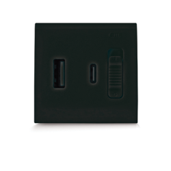 Chargeur USB ULTRA RAPIDE (PD) 20W TYPE A+C 2 MODULES NERA 43|sfh|9894d4d41f1e|
