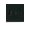 Chargeur USB ULTRA RAPIDE (PD) 20W TYPE A+C 2 MODULES NERA 43|sfh|6235c27a4c4f|