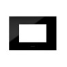 PLAQUE YOUNG 44 RECTANGULAIRE NOIR ABSOLU 3 MODULES|sfh|bebb3495ded8|