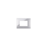 PLAQUE YOUNG 44 RECTANGULAIRE GRIS MÉTALLISÉ 3 MODULES|sfh|6a4baa91e73c|