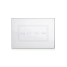 PLAQUE VERA 44 TOUCH RECTANGULAIRE BLANC 4 MODULES 4 COMMANDES|sfh|9befb52ef9ea|