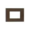 PLAQUE SMART EASY 44 RECTANGULAIRE BRONZE MAT 3 MODULES|sfh|728f9231153a|
