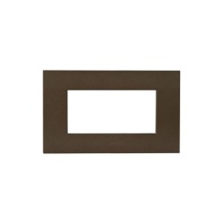 PLAQUE SMART EASY 44 RECTANGULAIRE BRONZE MAT 4 MODULES|sfh|dbd6b6c751d8|