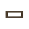PLAQUE SMART EASY 44 RECTANGULAIRE BRONZE MAT 7 MODULES|sfh|b42165ac4157|