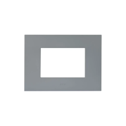 PLAQUE SMART EASY 44 RECTANGULAIRE GRIS MAT 3 MODULES|sfh|cbec1c0dcfb3|
