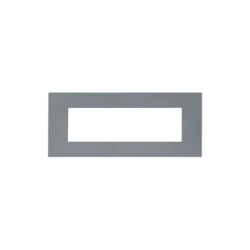 PLAQUE SMART EASY 44 RECTANGULAIRE GRIS MAT 7 MODULES|sfh|05da71a80e99|