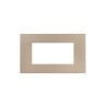 PLAQUE SMART EASY 44 RECTANGULAIRE DORÉ MAT 4 MODULES|sfh|7a0e6b80c2dc|