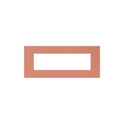 PLAQUE SMART EASY 44 RECTANGULAIRE TERRACOTTA MAT 7 MODULES|sfh|85e33465322c|