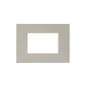 PLAQUE SMART EASY 44 RECTANGULAIRE GRIS TOURTERELLE MAT 3 MODULES|sfh|653159c1835e|