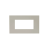 PLAQUE SMART EASY 44 RECTANGULAIRE GRIS TOURTERELLE MAT 4 MODULES|sfh|e7594c9fb1c8|