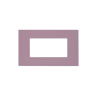 PLAQUE SMART EASY 44 RECTANGULAIRE VIOLET MAT 4 MODULES|sfh|aece6bd3f898|