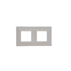 PLAQUE CUBICA 44 CARRÉE BLANC 2+2 MODULES|sfh|1524e5bcb17a|