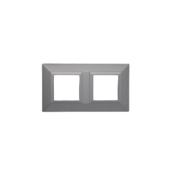 PLAQUE CUBICA 44 CARRÉE GRIS 2+2 MODULES|sfh|df4886d3d890|