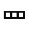 PLAQUE CUBICA 44 CARRÉE NOIR 2+2+2 MODULES|sfh|a5e8676d792b|