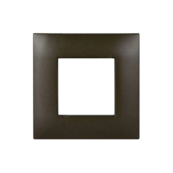 PLAQUE YOUNG 44 CARRÉE BRONZE MAT 2 MODULES|sfh|7d024cb9f4da|