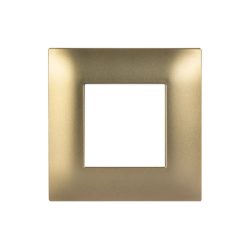 PLAQUE YOUNG 44 CARRÉE DORÉ MAT 2 MODULES|sfh|9eb26b5f7a33|