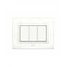 PLAQUES NOVA 45 RECTANGULAIRE BLANC 3 MODULES|sfh|e000dad0a0c5|