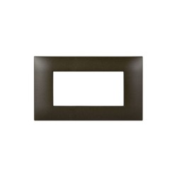PLAQUE YOUNG 44 RECTANGULAIRE BRONZE MAT 4 MODULES|sfh|926d95d18396|