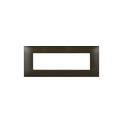 PLAQUE YOUNG 44 RECTANGULAIRE BRONZE MAT 7 MODULES|sfh|8817353b2d1b|