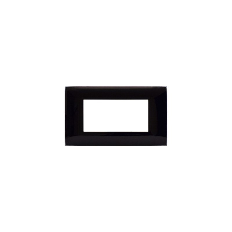 PLAQUE YOUNG 44 RECTANGULAIRE NOIR ABSOLU 4 MODULES|sfh|9487c3ef9494|