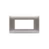 PLAQUE YOUNG 44 RECTANGULAIRE GRIS MÉTALLISÉ 4 MODULES|sfh|0ea64f8e7738|