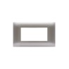 PLAQUE YOUNG 44 RECTANGULAIRE GRIS MÉTALLISÉ 4 MODULES|sfh|52212c284f44|