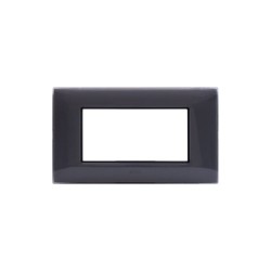 PLAQUE YOUNG 44 RECTANGULAIRE GRIS CENDRÉ 4 MODULES|sfh|8816740bb71c|