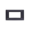 PLAQUE YOUNG 44 RECTANGULAIRE GRIS CENDRÉ 4 MODULES|sfh|a7a82f1d4187|