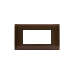 PLAQUE YOUNG 44 RECTANGULAIRE MARRON 4 MODULES|sfh|ea752d4b633c|