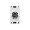 INTERRUPTEUR À BOUTON-POUSSOIR À LEVIER BLANC, NEW STYLE / ENGLAND STYLE CHROME 44|sfh|8e6ff4233c69|