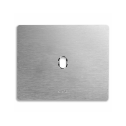 PLAQUE NEW STYLE 44 RECTANGULAIRE ALUMUNIUM NATUREL BROSSÉ 3 MODULES 1 COMMANDE|sfh|bd66b1065b19|