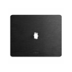 PLAQUE NEW STYLE 44 RECTANGULAIRE ALUMUNIUM ANTHRACITE BROSSÉ 3 MODULES 1 COMMANDE|sfh|57565791333b|