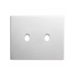 PLAQUE NEW STYLE 44 RECTANGULAIRE CORIAN BLANC 3 MODULES 2 COMMANDES|sfh|42a4729bd19b|