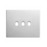 PLAQUE NEW STYLE 44 RECTANGULAIRE CORIAN BLANC 3 MODULES 3 COMMANDES|sfh|66bf9fc1f02b|